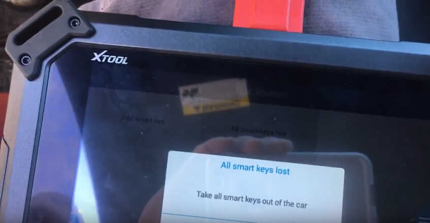 XTOOL X100 PAD2 All Key Lost Programming for Honda Civic 2015 Smart Key (5)