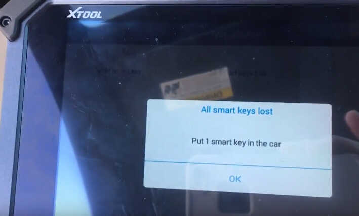 XTOOL X100 PAD2 All Key Lost Programming for Honda Civic 2015 Smart Key (6)